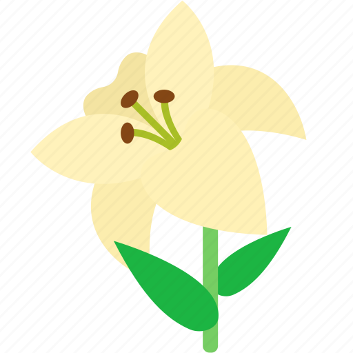 Floral, florist, flower, garden, lily, white icon - Download on Iconfinder