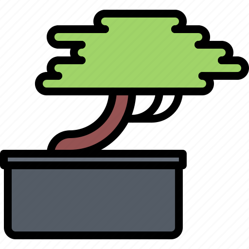 Bonsai, tree, pot, garden, flora, shop, nature icon - Download on Iconfinder