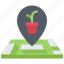 location, pin, map, plant, pot, garden, flora, shop, nature 