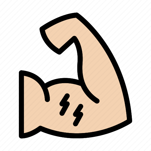 Arm, bicep, fitness, gym, strong icon - Download on Iconfinder