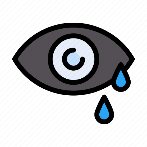 Crying, drops, eye, infection, tears icon - Download on Iconfinder