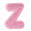 uppercase, letter z, z, fluffy, 3d, alphabet, font 