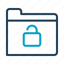 unlocked, folder, document, file, lock, unprotected, note, archive, files icon