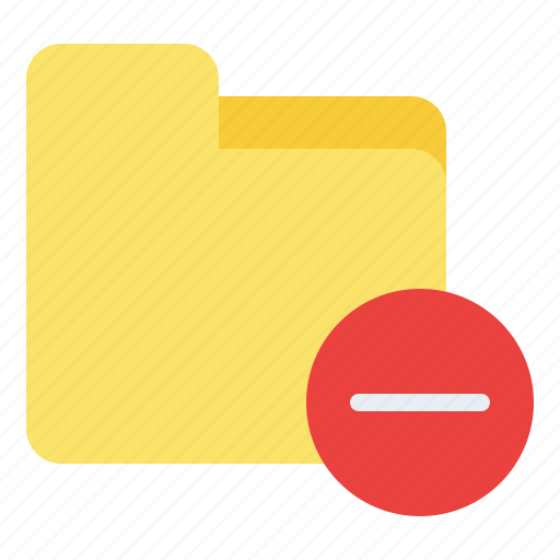 Data, delete, document, folder icon - Download on Iconfinder