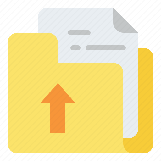 Document, file, folder, upload icon - Download on Iconfinder
