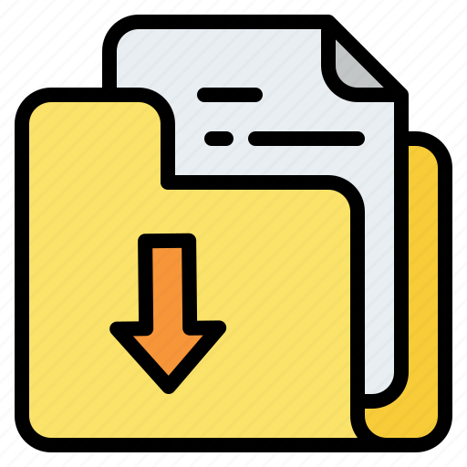 Data, document, download, folder icon - Download on Iconfinder