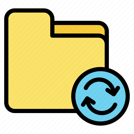 Folder, sync, update icon - Download on Iconfinder