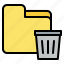 data, document, folder, trash 