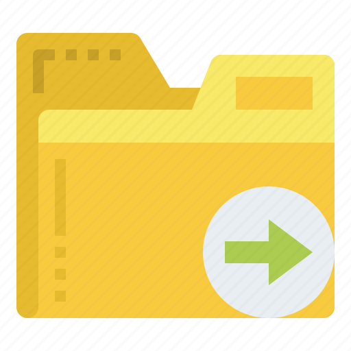 Move, folder, file, document, archive icon - Download on Iconfinder