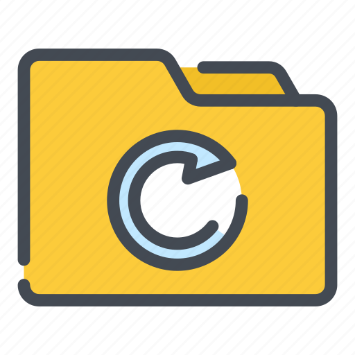 Folder, file, document, backup, update icon - Download on Iconfinder