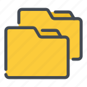 folder, file, document, archive, extension