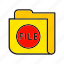 archive, data, document, file, format 