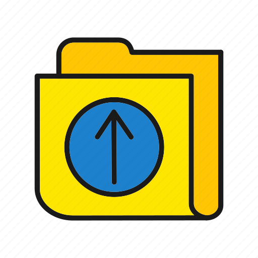 Arrow, folder, upload, document icon - Download on Iconfinder