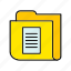 directory, document, folder, office 