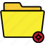 yellow, target, folder, interface, ui, files, archive 