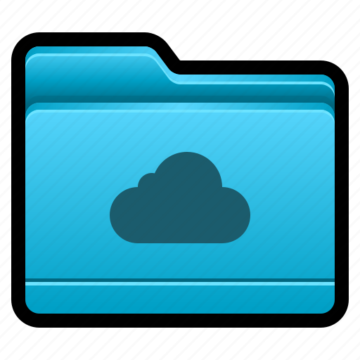 Folder, cloud, mac os, cloud folder icon - Download on Iconfinder