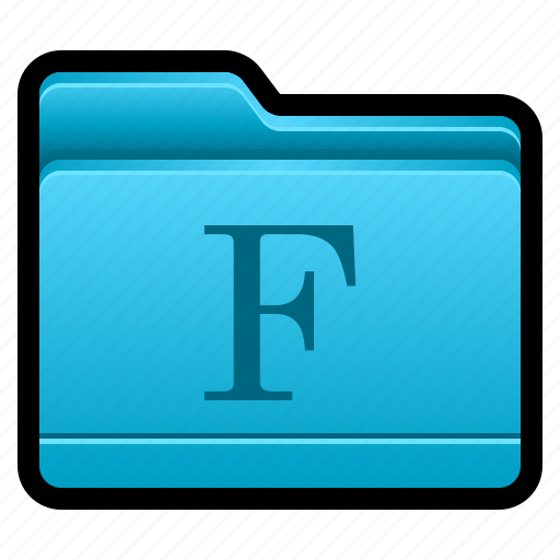 Folder, fonts, typeface, font icon - Download on Iconfinder