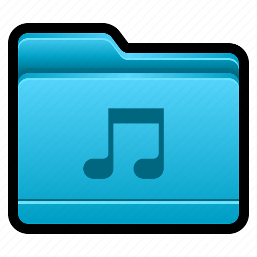 Folder, music, mp3, audio icon - Download on Iconfinder