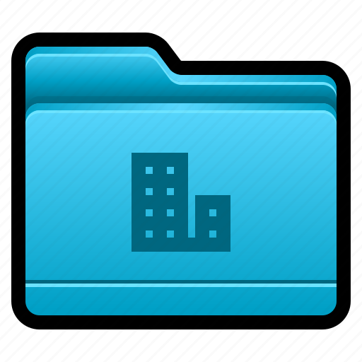 Folder, team, sme, bulding icon - Download on Iconfinder