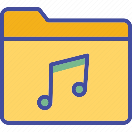 Audio, folder, music, document icon - Download on Iconfinder