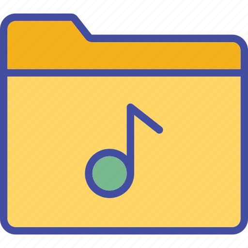 Music, folder, audio, multimedia icon - Download on Iconfinder