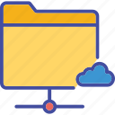 cloud, folder, document, storage
