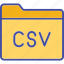 csv, folder, document, storage 