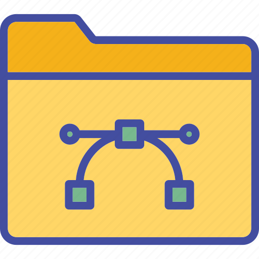 Curve, folder, document, storage icon - Download on Iconfinder