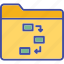 flowchart, folder, document, storage 