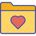 folder, favorite, document, storage