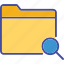 folder, search, document, storage 