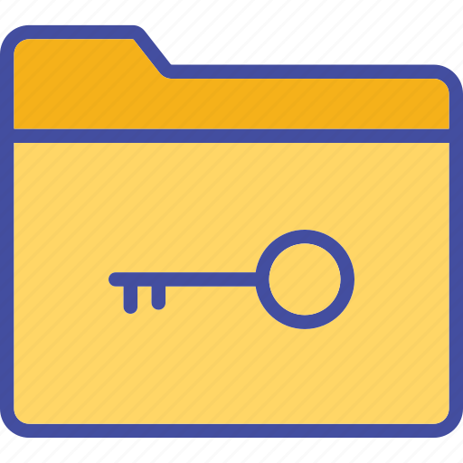 Key, folder, document, storage icon - Download on Iconfinder
