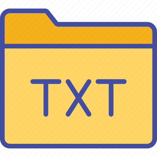 Txt, folder, document, storage icon - Download on Iconfinder