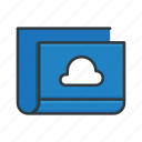 cloud, folder, backup, cloud folder