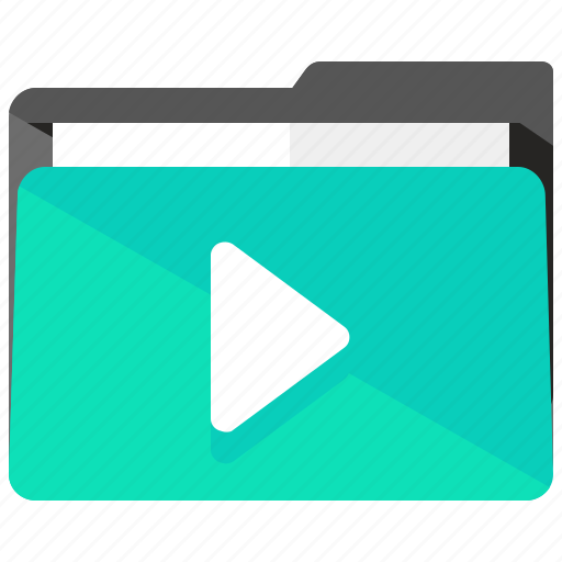 Archive, audio, folder, multimedia, music, play, video icon - Download on Iconfinder