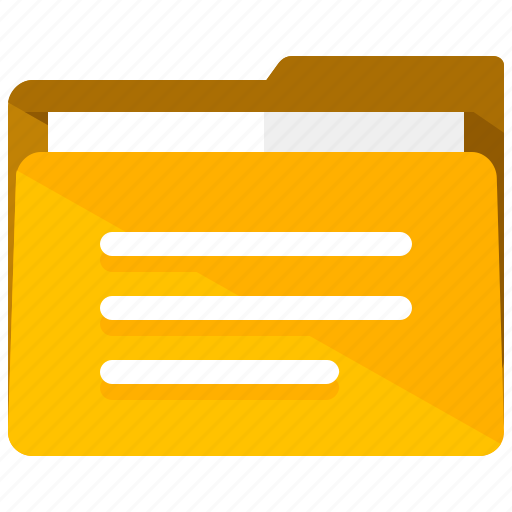 Folder, document, archive, written icon - Download on Iconfinder