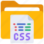 css, file, folder, coding, programming 