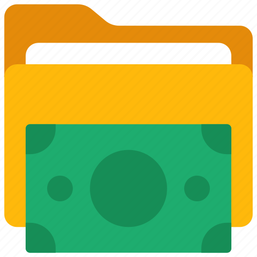 Cash, folder, files, computing, money icon - Download on Iconfinder