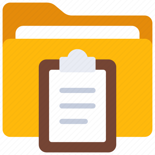 Checklist, folder, files, computing, clipboard icon - Download on Iconfinder