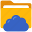 cloud, folder, files, computing, icloud 