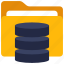 database, folder, files, computing, storage 