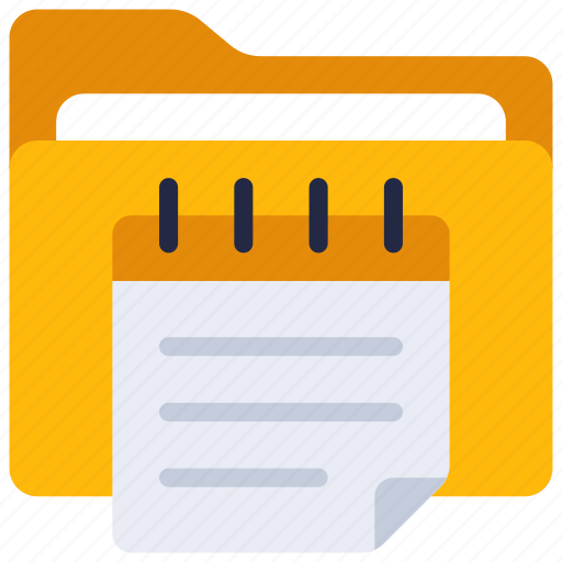 Notes, folder, files, computing, note icon - Download on Iconfinder