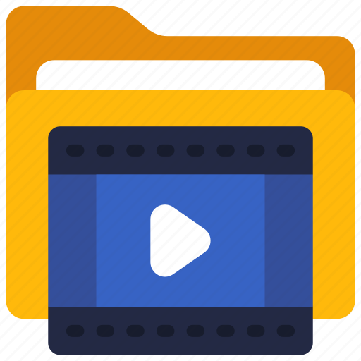 Video, folder, files, computing, videos icon - Download on Iconfinder
