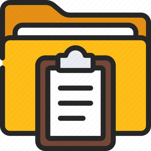 Checklist, folder, files, computing, clipboard icon - Download on Iconfinder