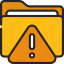 folder, warning, files, computing, error 