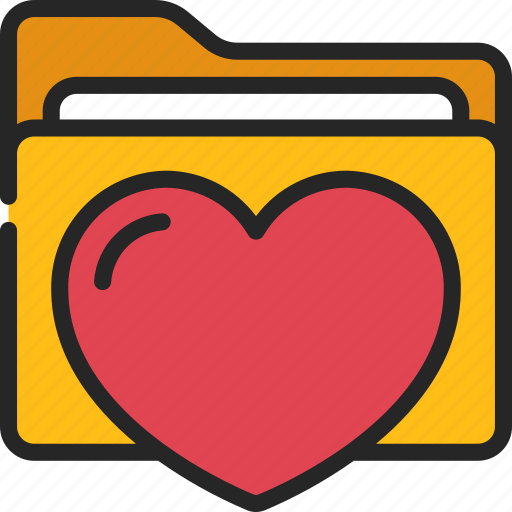 Heart, like, folder, files, computing, likes icon - Download on Iconfinder