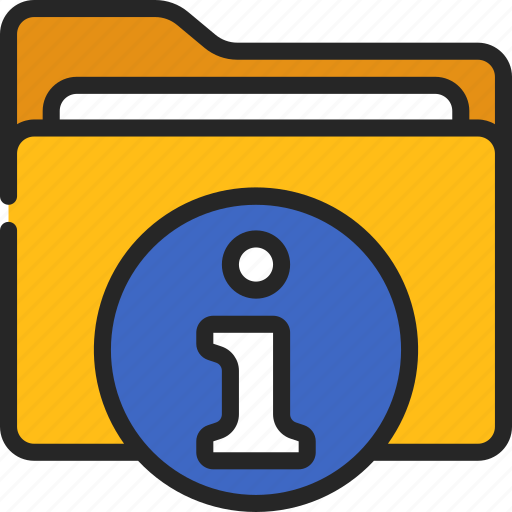 Info, folder, files, computing, information icon - Download on Iconfinder