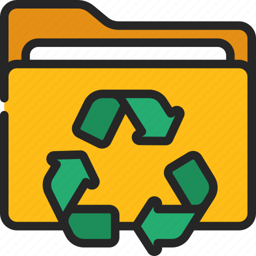 Recycle, folder, files, computing, recycled icon - Download on Iconfinder