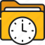 time, folder, files, computing, clock, timer 