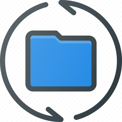 Directory, folder, refresh, reload icon - Download on Iconfinder